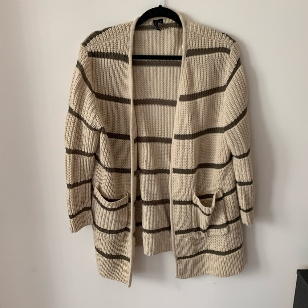 Striped cardigan